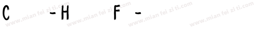 Campsite - Handbrush Font字体转换